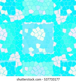 Vector seamless colourful ornamental backdrop made of mosaic. New texture for design work