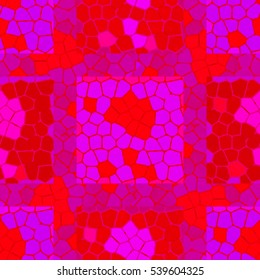 Vector seamless colourful ornamental backdrop made of mosaic. New texture for design work