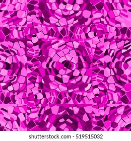 Vector seamless colourful ornamental background made of mosaic.