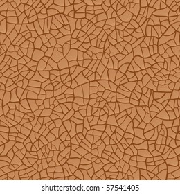 Vector seamless cracked texture