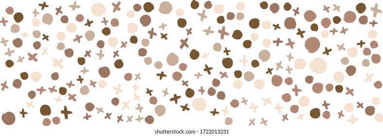 Vector seamless creative patterns. Wide banner abstract pattern background. Modern stylish textures with random shapes. Repeating abstract minimalist backgrounds. Trendy hipster prints for shirt  