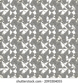 Vector seamless creative texture in the form of square tiles, vector eps 8