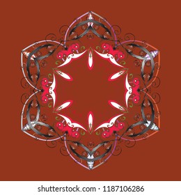 Vector seamless cute flower pattern. Holidays mood. Gentle romantic print. Spring summer time.