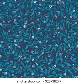 vectorial sin fisuras adorable gráfico de la mano dibujado ditsy patrón de flor. estado de ánimo del verano en primavera, vacaciones, flores del jardín, hojas, naturaleza en flor, suave y romántico fondo. Chamomile rosa, pequeña flora