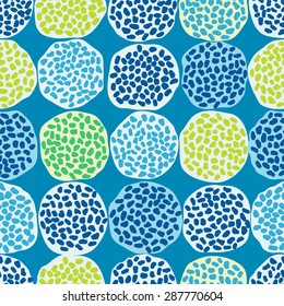 vector seamless cute graphical hand drawn modern pattern from dots. Circles. Minimalistic print. Artistic.
