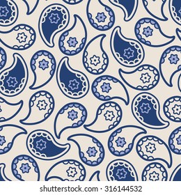 vector seamless cute graphical minimalistic oriental paisley pattern. asian, flowers, gentle, artistic background.