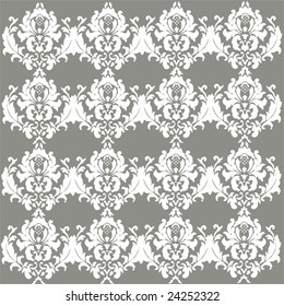 Vector Seamless Damask