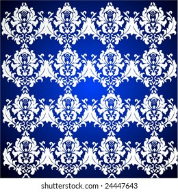 Vector Seamless Damask