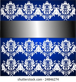 Vector Seamless Damask