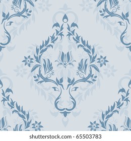 Vector seamless damask background