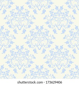 vector seamless damask pattern