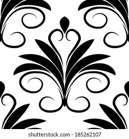 Vector. Seamless damask pattern