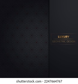 Vector seamless damask pattern. Ornate vintage background, luxury black and gold vintage frame,  invitation card, baroque style booklet, fashion pattern, template for design