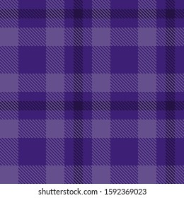 Vector seamless decorative checkered pattern tartan