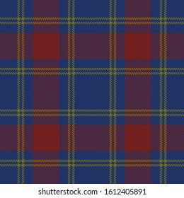Vector seamless decorative checkered pattern, modern style madras