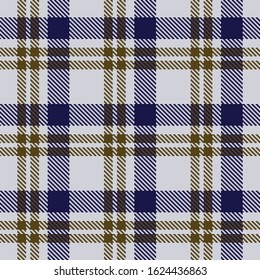 Vector seamless decorative checkered pattern, modern style madras