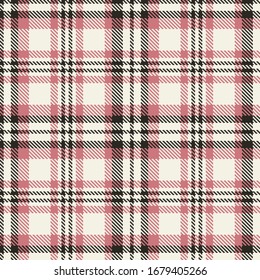 Vector seamless decorative checkered pattern madras