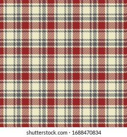 Vector seamless decorative checkered pattern madras