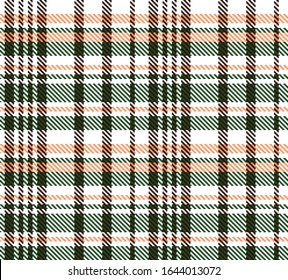Vector seamless decorative checkered print madras
