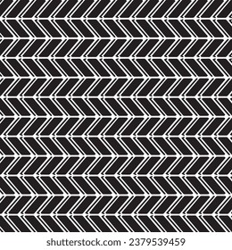 Vector seamless decorative geometric shapes pattern background	