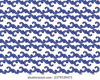 Vector seamless decorative geometric shapes pattern background	