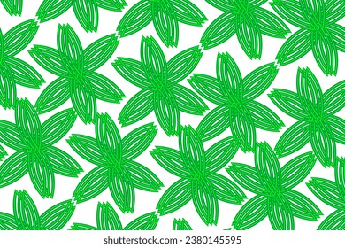 Vector seamless decorative geometric shapes pattern background	