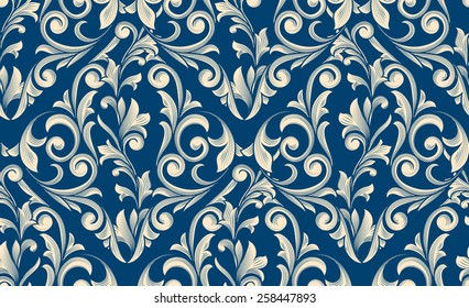 Vector seamless decorative pattern