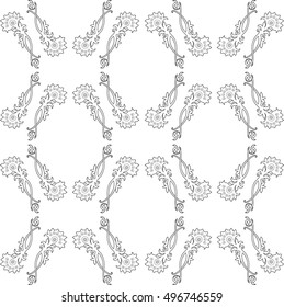 Vector seamless decorative pattern. elements for design.