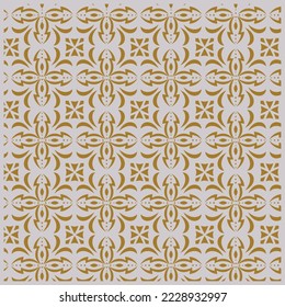 Vector seamless design ornament texture pattern background