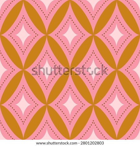 Vector seamless diamond pattern in retro circus style. Set of vintage harlequin seamless pattern.