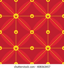 Vector seamless  with diamonds.