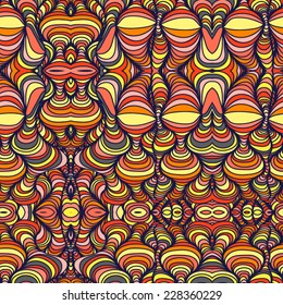 Vector seamless doodle pattern