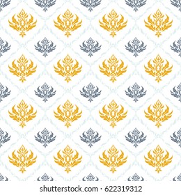Vector seamless doodle pattern for design, textile or fabric. Vector illustration.