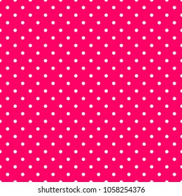 vector seamless dot pattern with red rose color