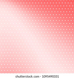 Vector seamless dotted red background with a gradient.