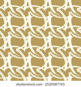 Vector seamless drawing. Modern, stylish texture. Repeating Abstract Background with Tangled Line