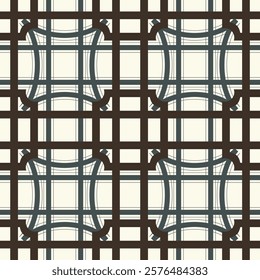 Vector seamless drawing. Modern, stylish texture. Repeating Abstract Background with Tangled Line