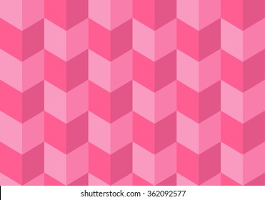 vector seamless dynamic pink rhombus pattern. endless texture abstract geometric ornament background.