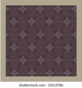 Vector. Seamless East Asiatic pattern.
