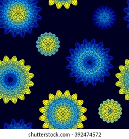 Vector Seamless Ethnic Pattern