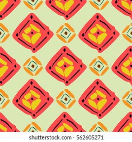 Vector seamless ethnic pattern.