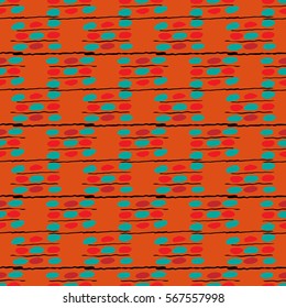 Vector seamless ethnic pattern.