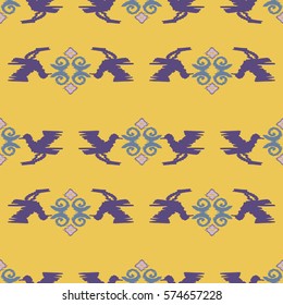 Vector seamless ethnic pattern.