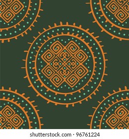 vector seamless ethnic pattern