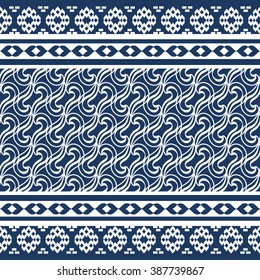 Vector seamless ethnic pattern. Pattern in gaucho style. Geometric pattern for design textiles, wallpaper, stationery, greeting cards and more.
