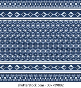 Vector seamless ethnic pattern. Pattern in gaucho style. Geometric pattern for design textiles, wallpaper, stationery, greeting cards and more.