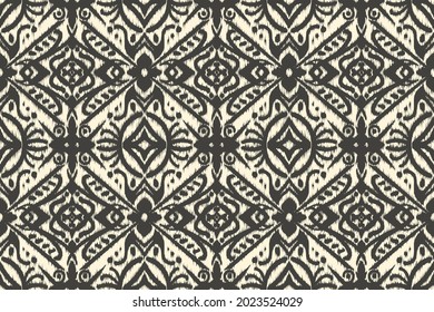 Vector seamless ethnic pattern. Tribal and geometric motifs. Vintage decorative ornament element texture print for textile, fabric, paper, tile,  wallpaper background or web design illustration.