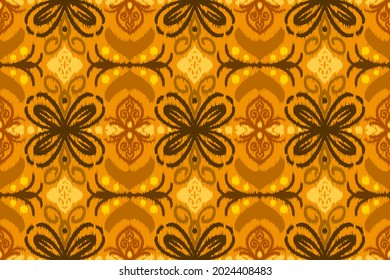 Vector seamless ethnic pattern. Tribal and geometric motifs. Vintage decorative ornament element texture print for textile, fabric, paper, tile,  wallpaper background or web design illustration.