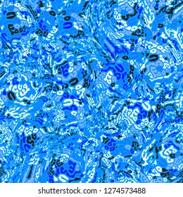 Vector seamless ethnic spotted animal pattern. Bold nautical print with organic shapes, spots, stains. Hand drawn animal print with nautical motif. Fish skin vector background and leopard skin texture