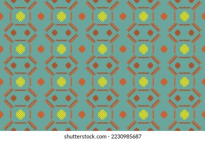 Diseño de colección de tela sin fisuras vectorial de papel casero o tapiz. Resumen diseño de elementos geométricos de patrones étnicos. Diseño perfecto para textil, papel envolvente, papel tapiz, fondo, batik, ilustración